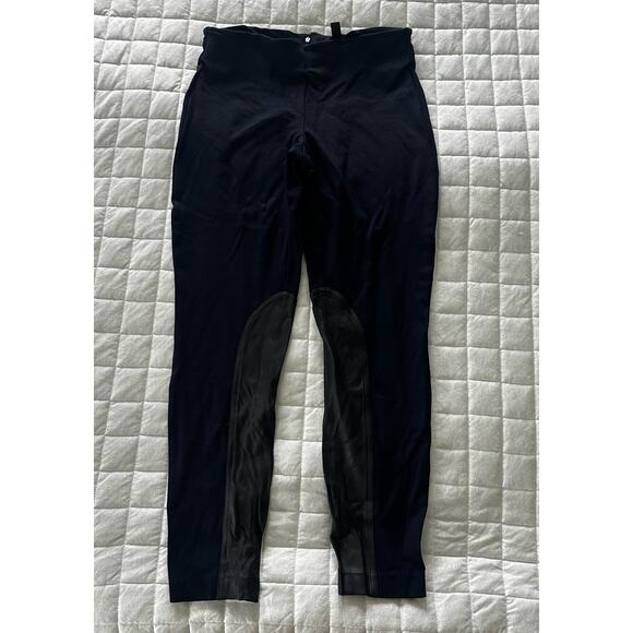 J CREW Womens Pants Pixie Jodhpur Blue Riding Ponte Knit Skinny Equestrian 10 - Picture 1 of 12